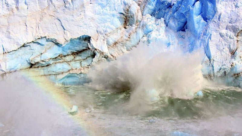 El Calafate - Desprendimiento del Glaciar
