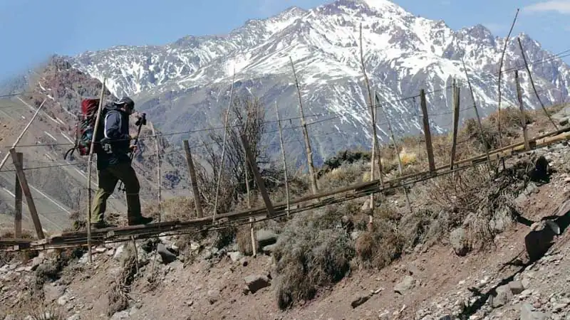 Trekking Rappel en Cerro de Cabras